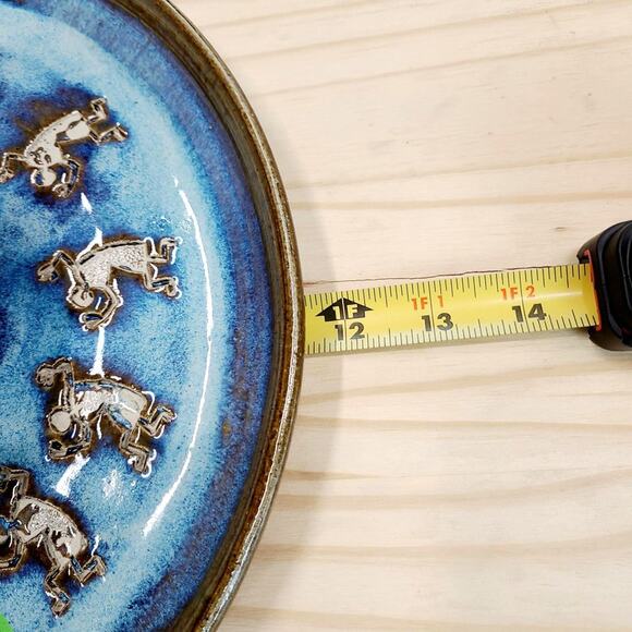 Beautifully Handcrafted, Glazed Pottery Chip & Dip PRE-OWNED - Picture 4 of 7